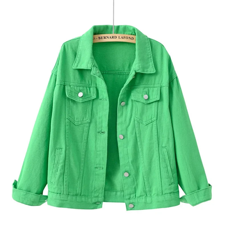 Jaqueta jeans feminina