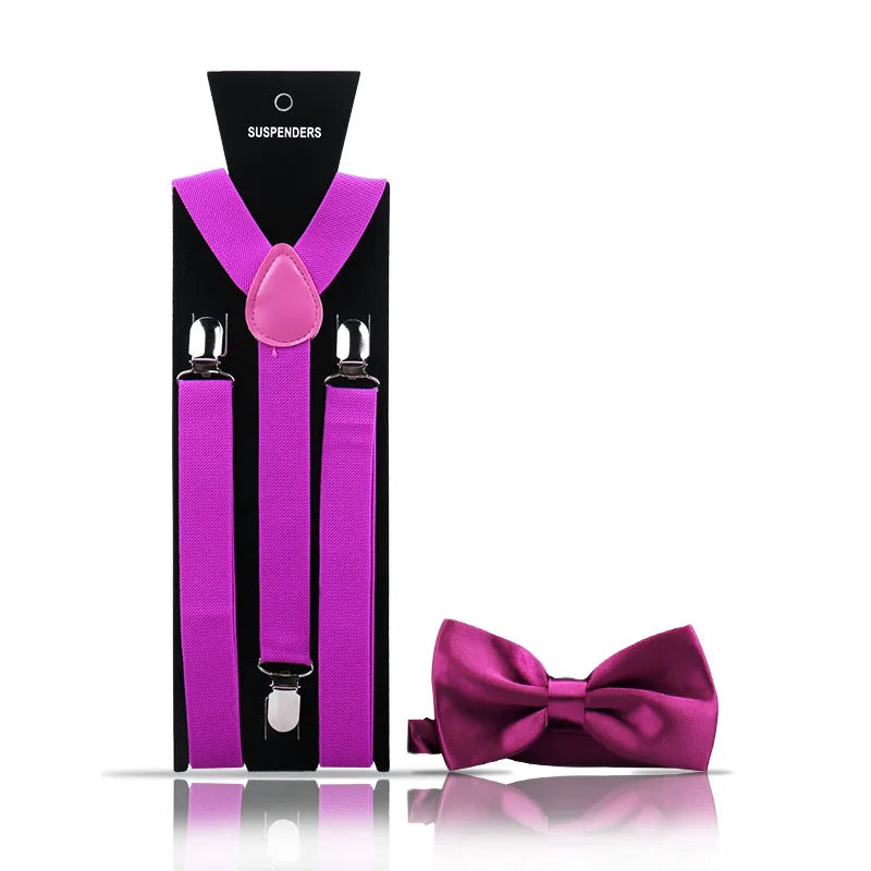 Elegante Moda Masculina Adulto Suspensórios